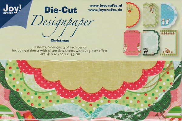 Die Cut Designpaper Christmas