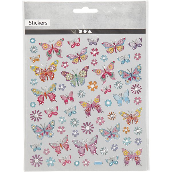 Metallic-Sticker Schmetterlinge
