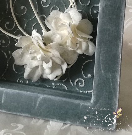 10 Bogen Flower Foam A4, Antique white