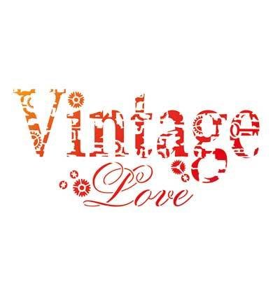 Viva Decor Universal-Schablone, A4 "Vintage Love"