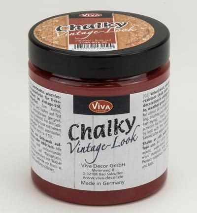 Viva Decor Chalky Vintage-Look 250ml, ziegelrot