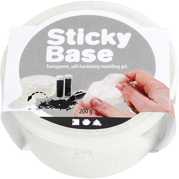 Sticky Base, 200g ... transparente, lufttrocknende Modelliermasse