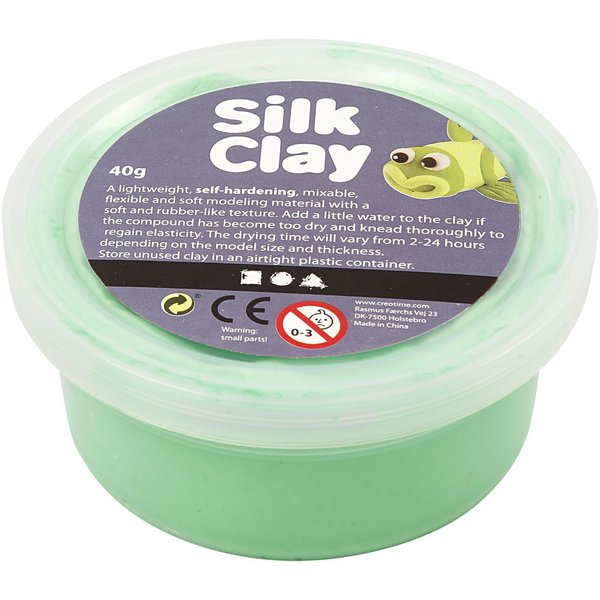 Silk Clay®, Neongrün, 40g