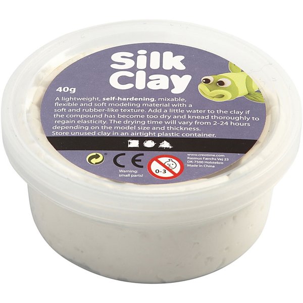 Silk Clay®, Weiß, 40g
