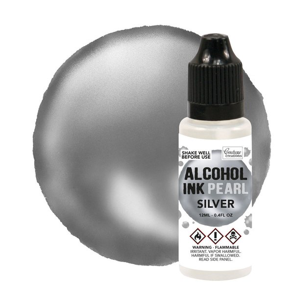 Couture Creations Alcohol Ink Perlsilber 12 ml (CO727380)