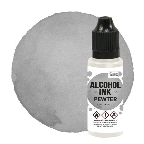 Couture Creations Alcohol Ink Pewter 12ml (CO727331)