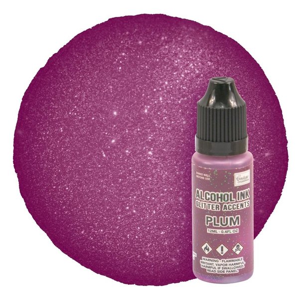 Couture Creations Alcohol Ink Glitter Accents Plum 12ml (CO728355)