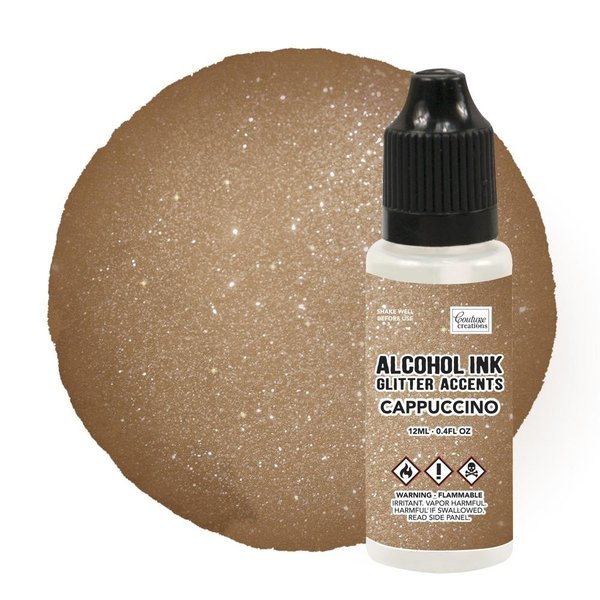 Couture Creations Alcohol Ink Glitter Accents Cappuccino 12ml (CO727674)