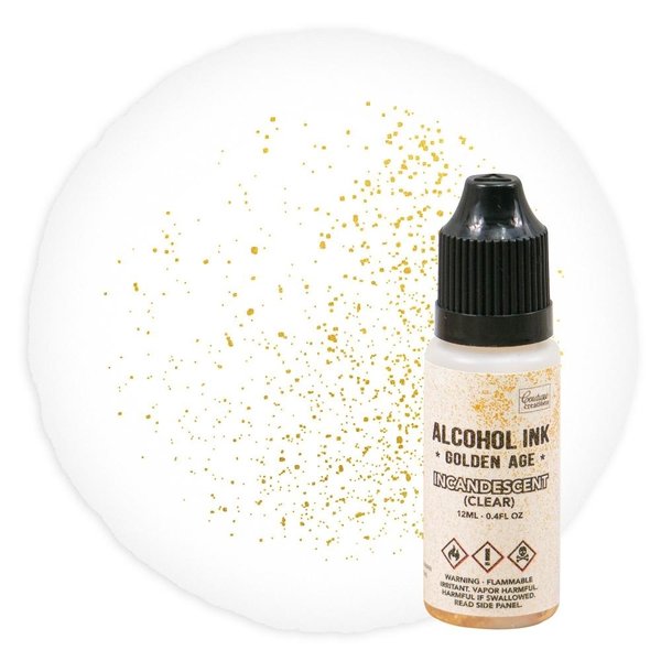 Couture Creations Alcohol Ink Golden Age Incandescent (Clear) 12ml (CO728480)