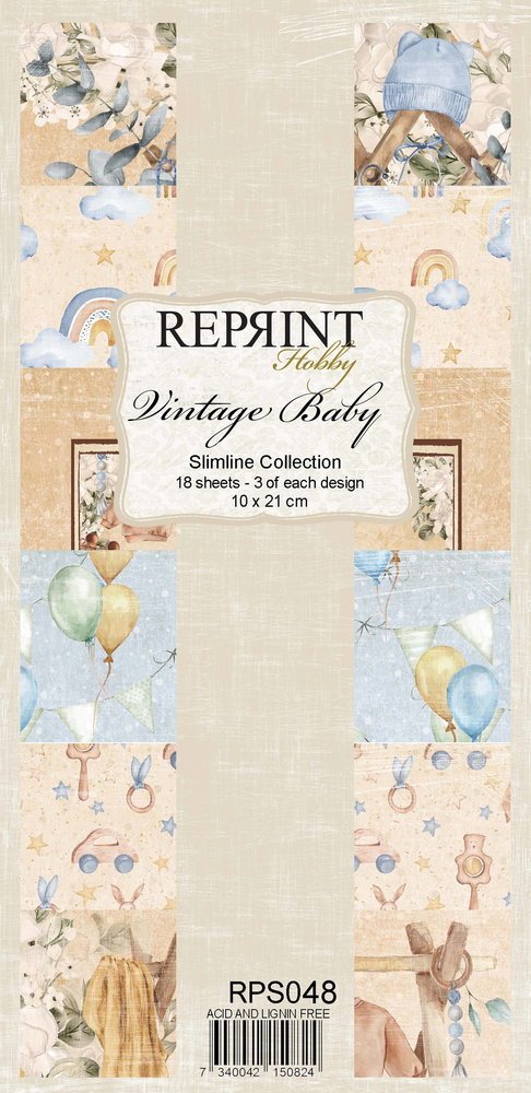 Vintage Baby Slimline Paper Pack (RPS048)