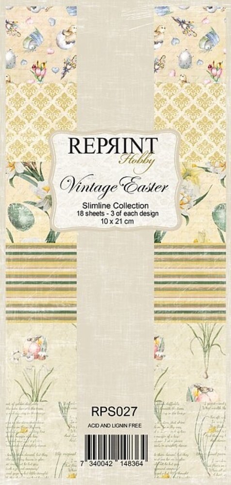 Vintage Easter Slimline Paper Pack (RPS027)