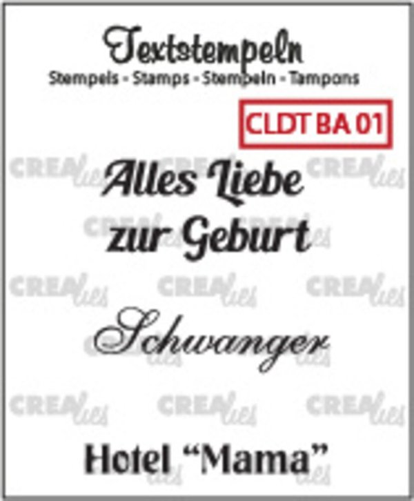 Text Stamps German Baby 01 (CLDTBA01)