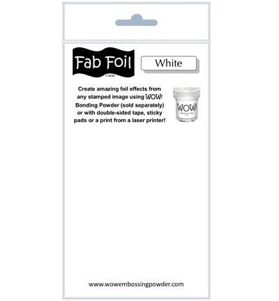 WOW! Fab Foil W216-BW11 - White